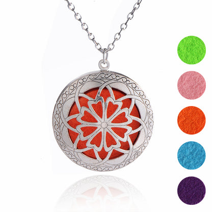 Classic Style Snake Spider Web Stainless Steel Hollow Out Pendant Necklace 1 Piece