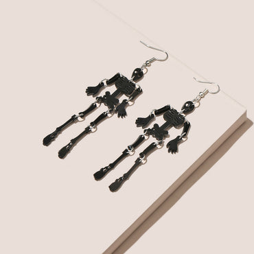 Fashion Skull Arylic Women's Drop Earrings 1 Pair