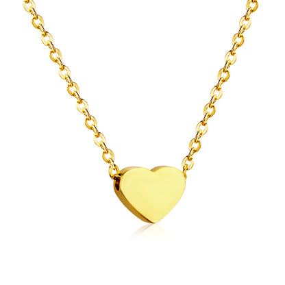 Fashion Star Moon Heart Shape Stainless Steel Pendant Necklace 1 Piece