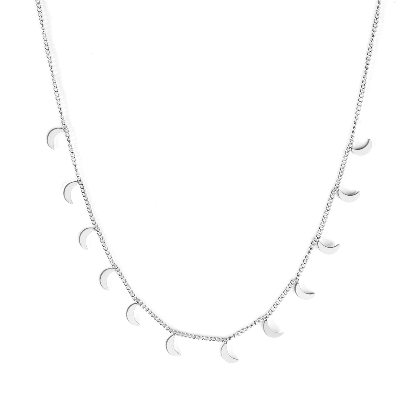 Simple Style Round Star Stainless Steel Plating Necklace 1 Piece