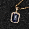 Fashion Geometric Copper Inlay Zircon Pendant Necklace 1 Piece