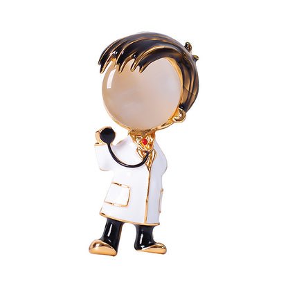 Fashion Doctor Nurse Alloy Women'S Brooches