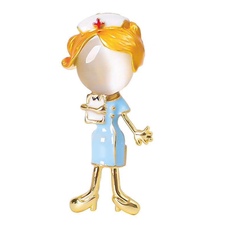 Fashion Doctor Nurse Alloy Women'S Brooches