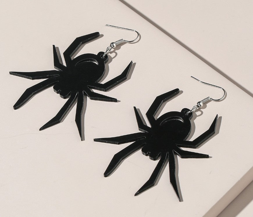 Gothic Pumpkin Spider Arylic Women's Drop Earrings 1 Pair