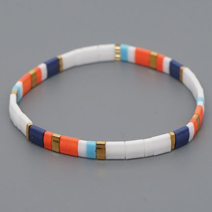 Bohemian Seaside Beach Wind Tila Beads Men And Women Bracelets Wholesale