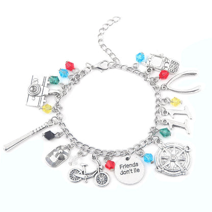 Fashion Christmas Tree Pistol Alloy Unisex Bracelets