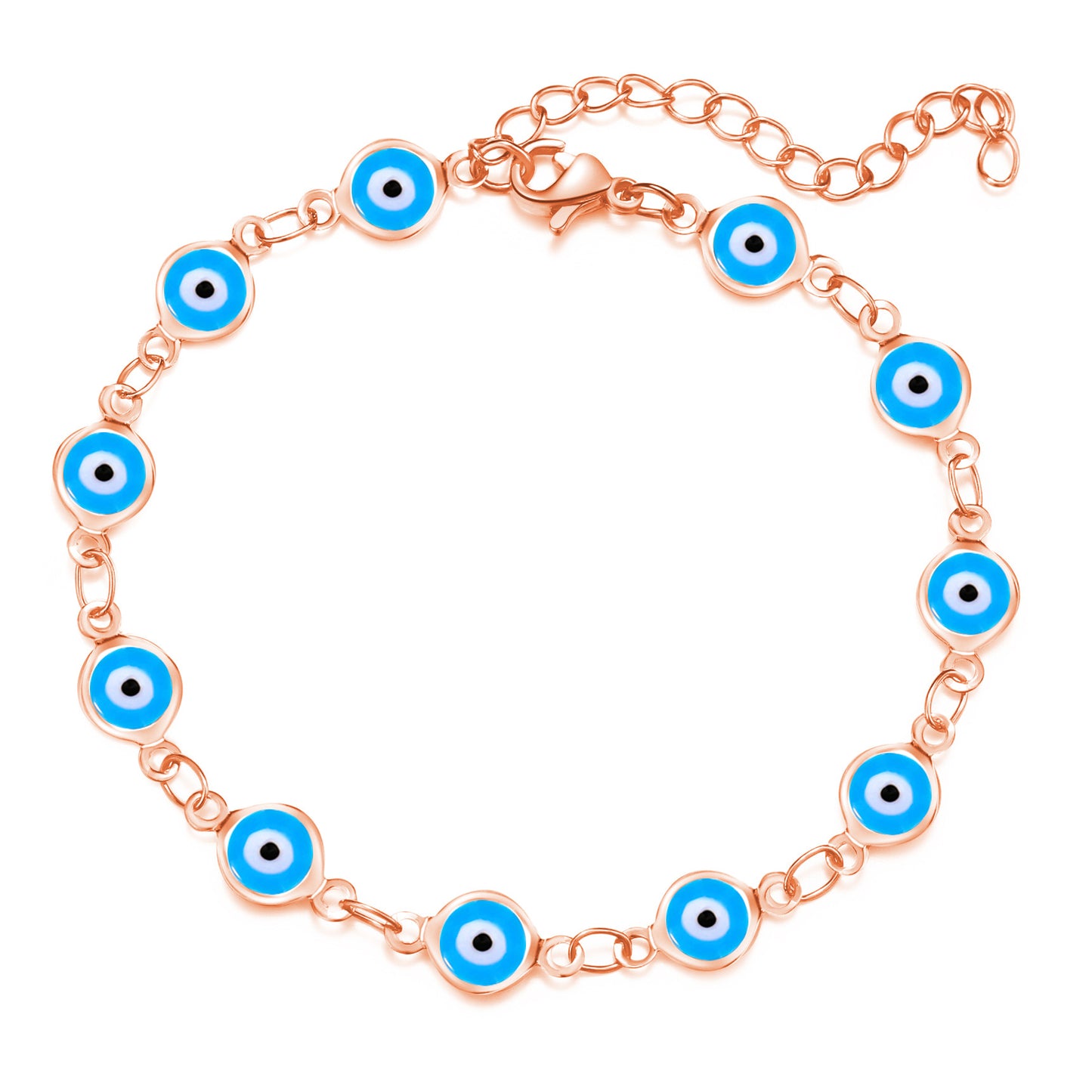 Retro Devil's Eye Copper Bracelets