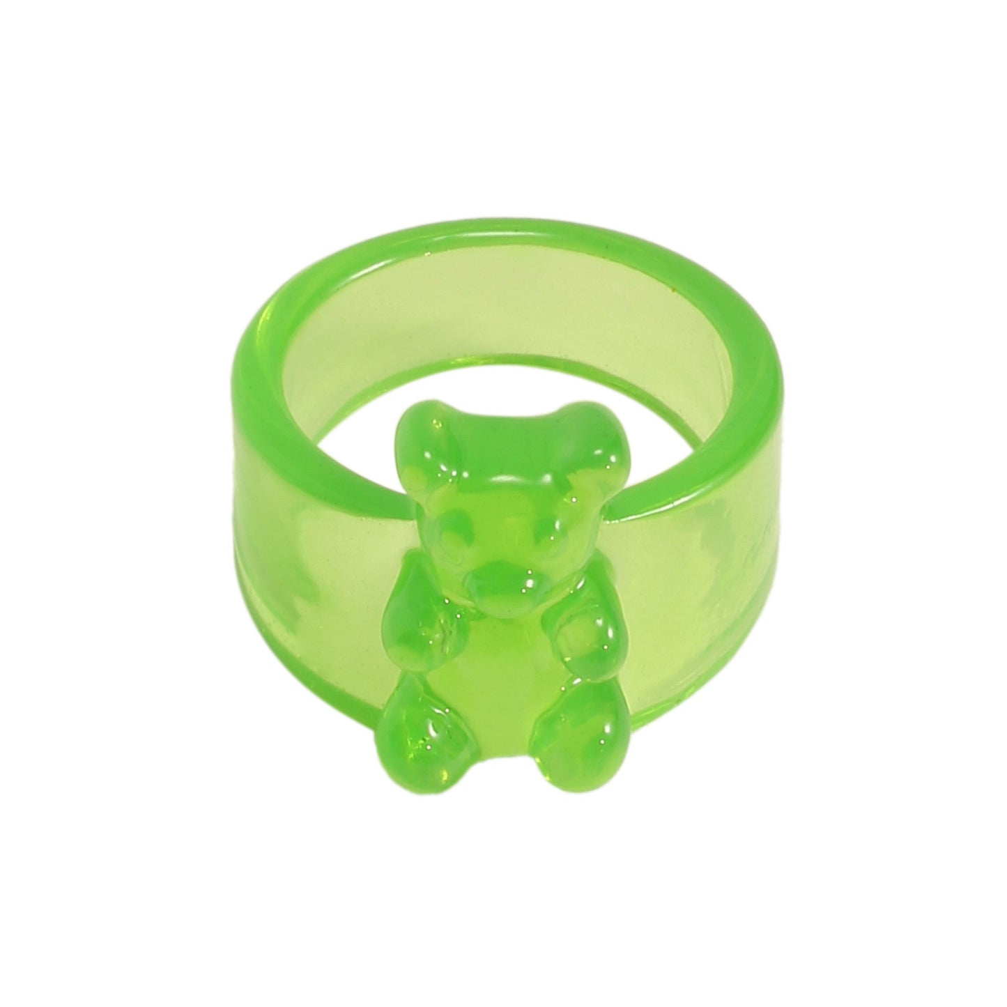 Cartoon Style Frog Women's Rings