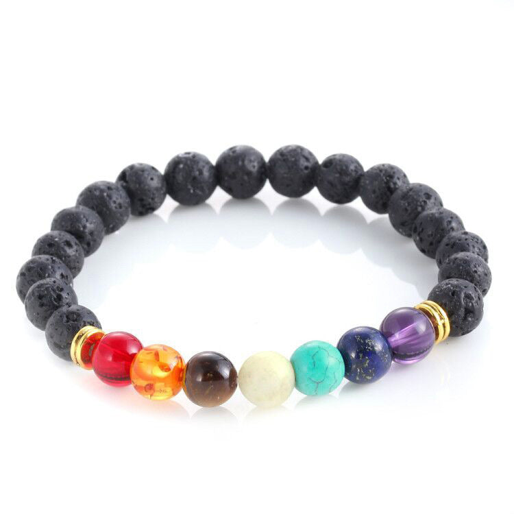 Fashion Round Beaded Unisex Bracelets 1 Piece