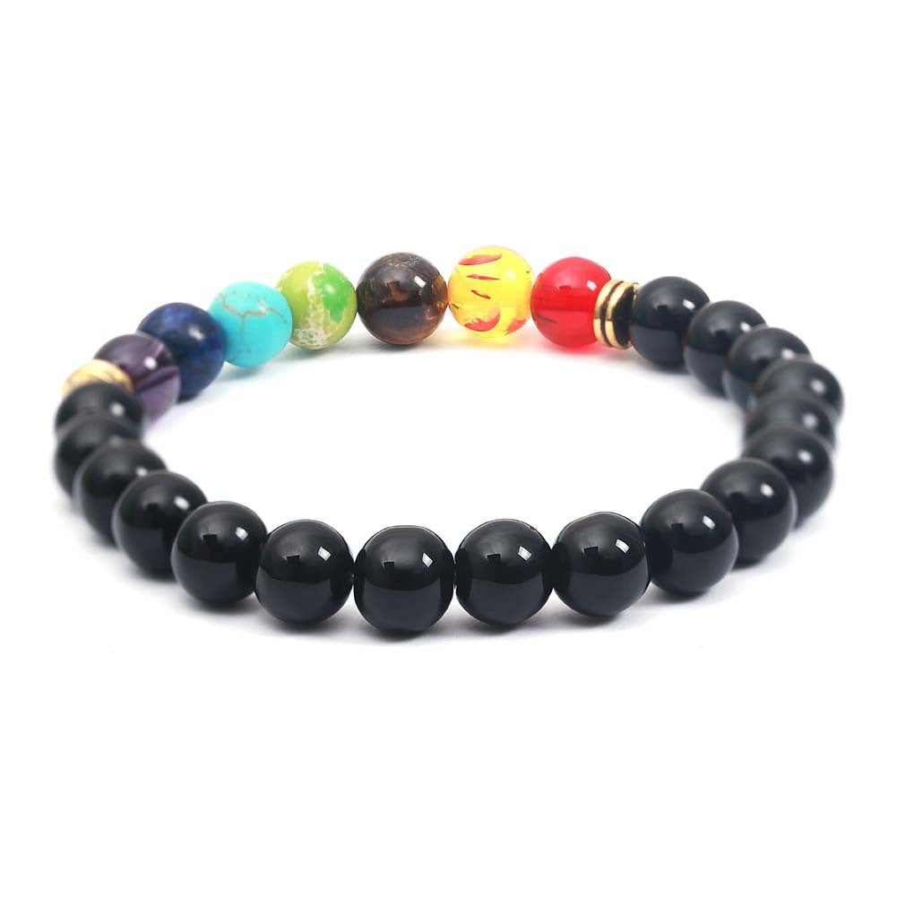 Fashion Round Beaded Unisex Bracelets 1 Piece