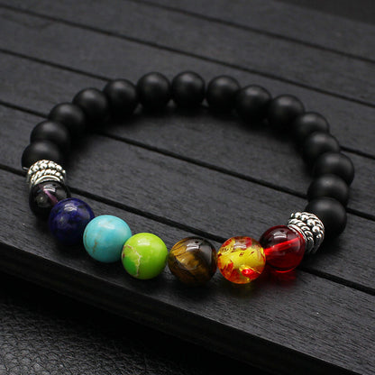 Fashion Round Beaded Unisex Bracelets 1 Piece