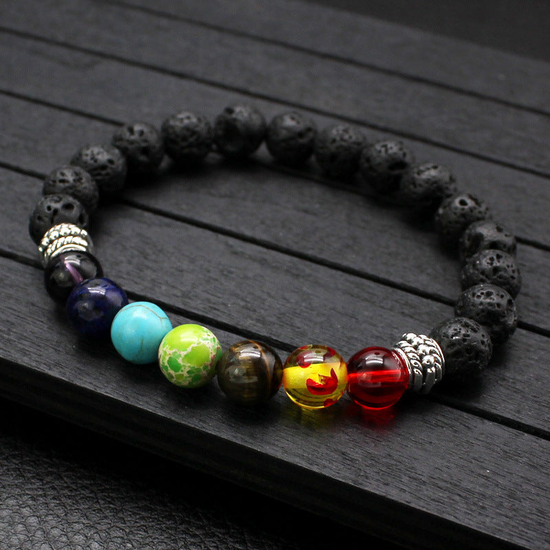 Fashion Round Beaded Unisex Bracelets 1 Piece