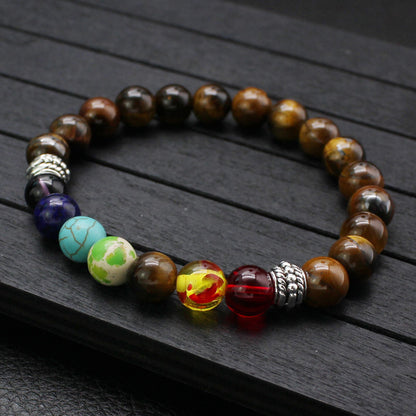 Fashion Round Beaded Unisex Bracelets 1 Piece