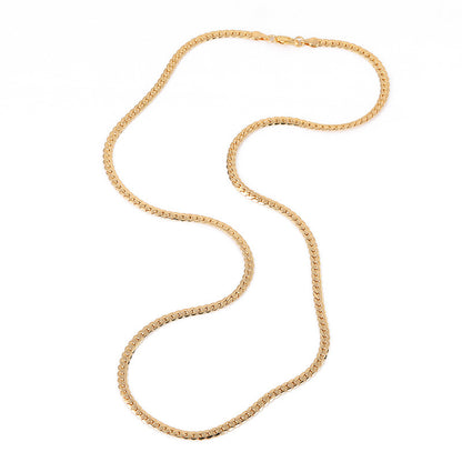 Simple Style Twist Iron Gold Plated Necklace 1 Piece