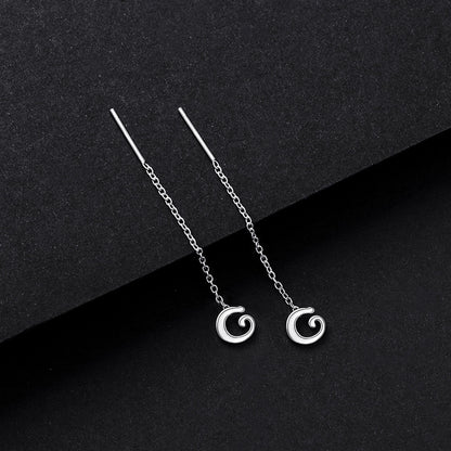 Simple Style Letter Sterling Silver Plating Ear Line 1 Piece