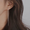 1 Pair Simple Style Geometric Plating Copper Drop Earrings