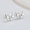 Simple Style Animal Titanium Steel Plating Ear Studs 1 Pair