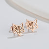 Simple Style Animal Titanium Steel Plating Ear Studs 1 Pair