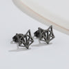 Simple Style Animal Titanium Steel Plating Ear Studs 1 Pair