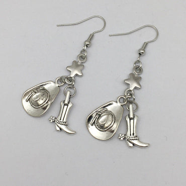 Fashion Boots Metal Women's Drop Earrings 1 Pair