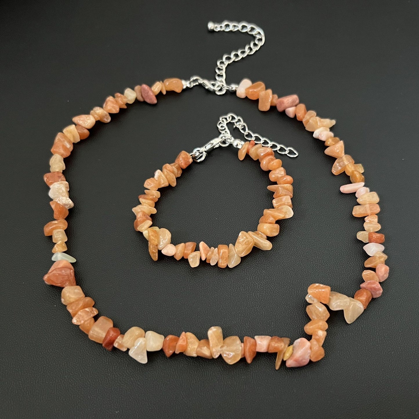 Fashion Irregular Natural Stone Handmade Bracelets Necklace