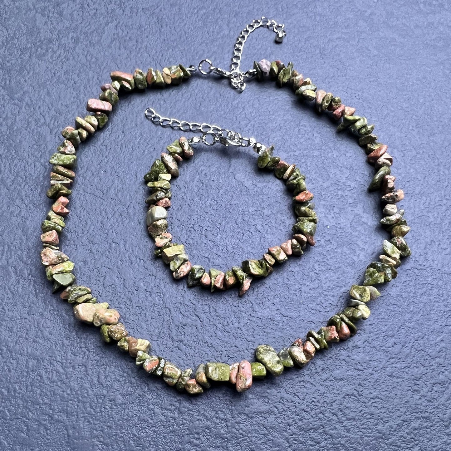 Fashion Irregular Natural Stone Handmade Bracelets Necklace