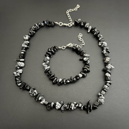 Fashion Irregular Natural Stone Handmade Bracelets Necklace