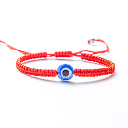 Ethnic Style Devil's Eye Cotton Thread Braid Women's Bracelets