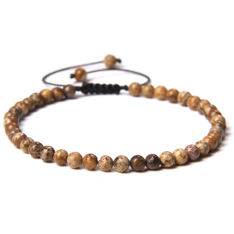 Fashion Solid Color Natural Stone Beaded Bracelets