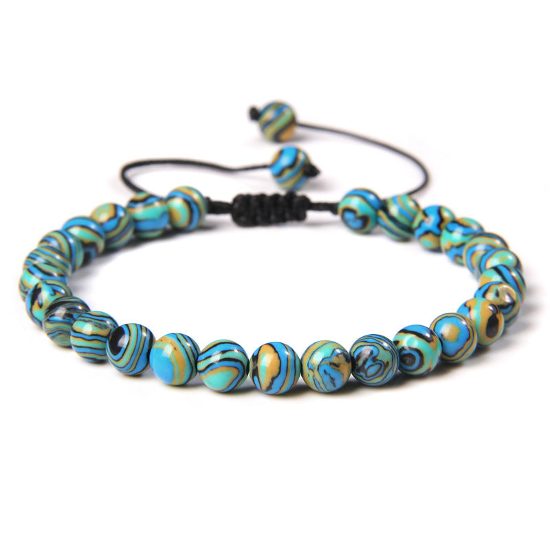 Fashion Solid Color Natural Stone Beaded Bracelets