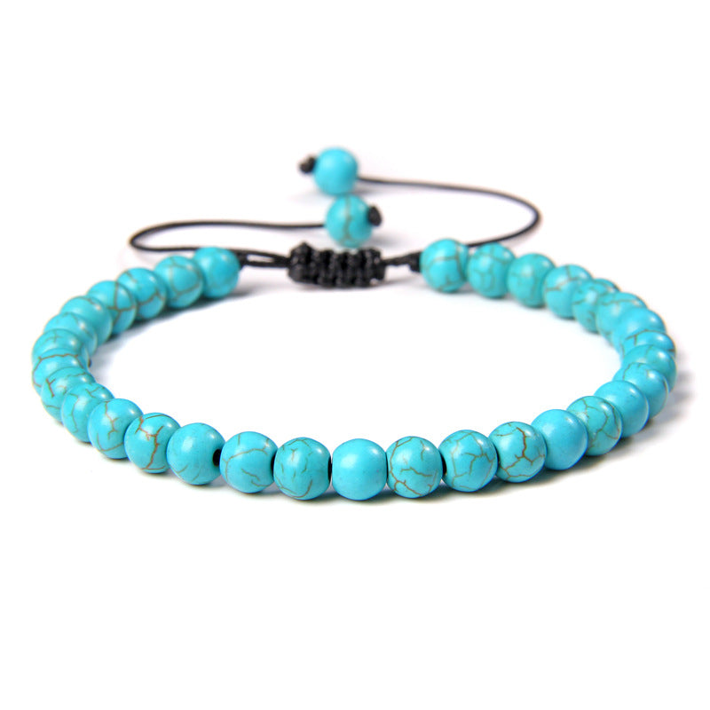 Fashion Solid Color Natural Stone Beaded Bracelets