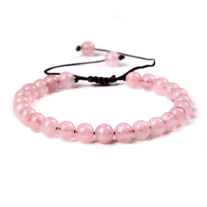 Fashion Solid Color Natural Stone Beaded Bracelets