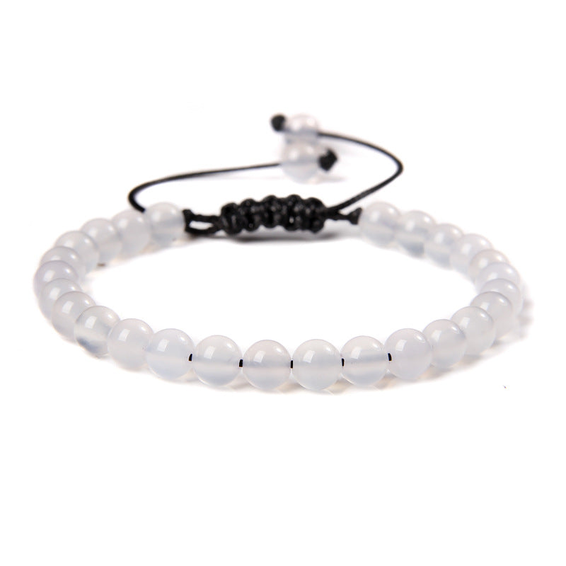 Fashion Solid Color Natural Stone Beaded Bracelets