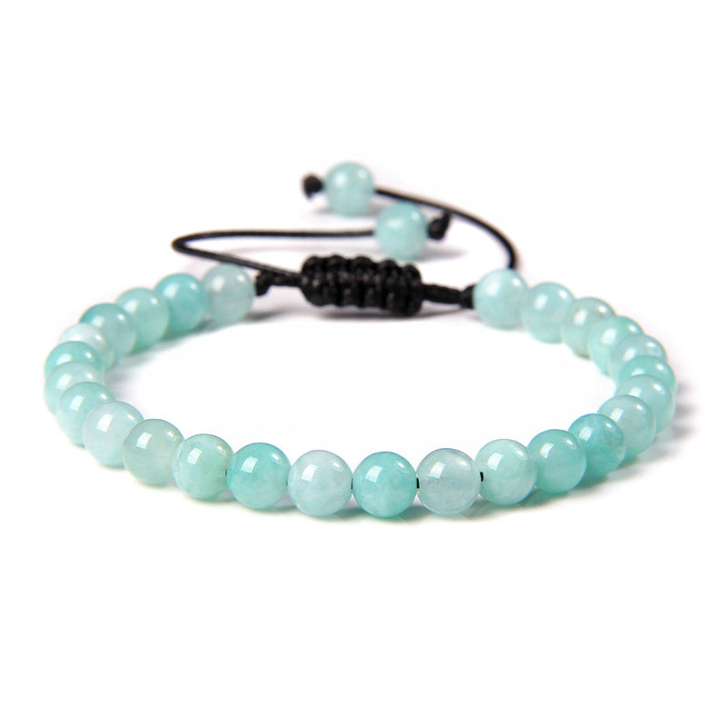 Fashion Solid Color Natural Stone Beaded Bracelets