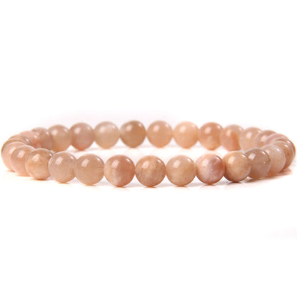 Fashion Solid Color Natural Stone Beaded Bracelets