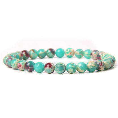 Fashion Solid Color Natural Stone Beaded Bracelets