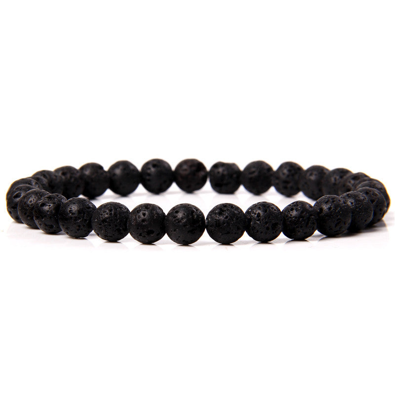 Fashion Solid Color Natural Stone Beaded Bracelets