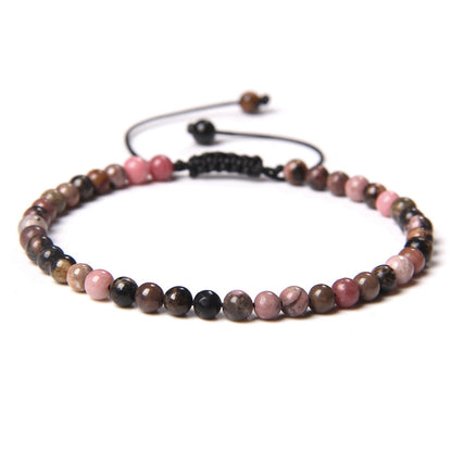 Fashion Solid Color Natural Stone Beaded Bracelets