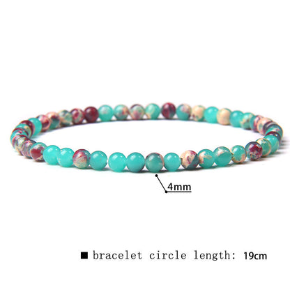 Fashion Round Natural Stone Beaded Bracelets