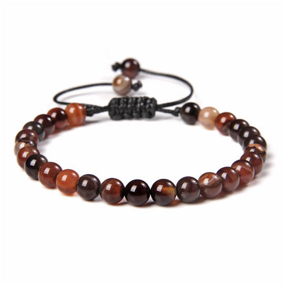 Fashion Solid Color Natural Stone Beaded Bracelets