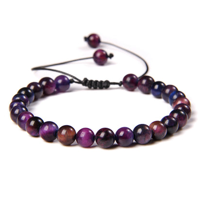 Fashion Solid Color Natural Stone Beaded Bracelets