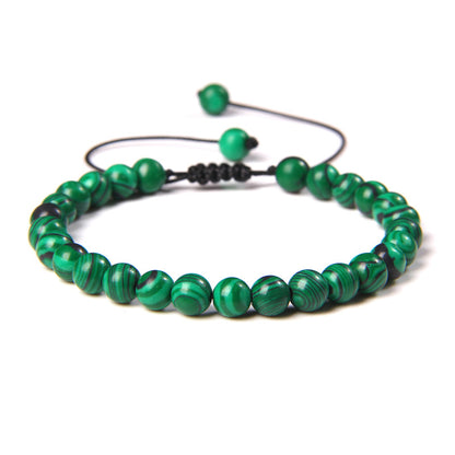 Fashion Solid Color Natural Stone Beaded Bracelets