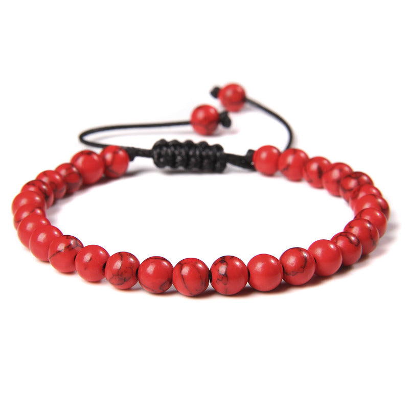 Fashion Solid Color Natural Stone Beaded Bracelets