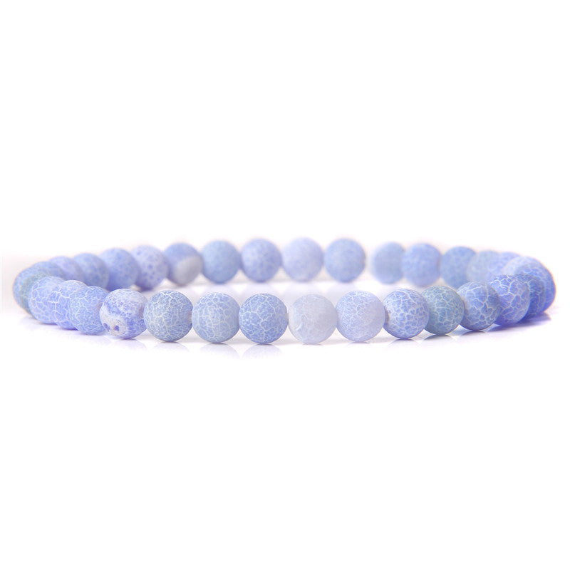 Fashion Solid Color Natural Stone Beaded Bracelets