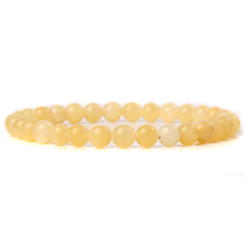 Fashion Solid Color Natural Stone Beaded Bracelets