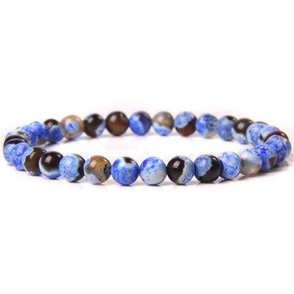 Fashion Solid Color Natural Stone Beaded Bracelets