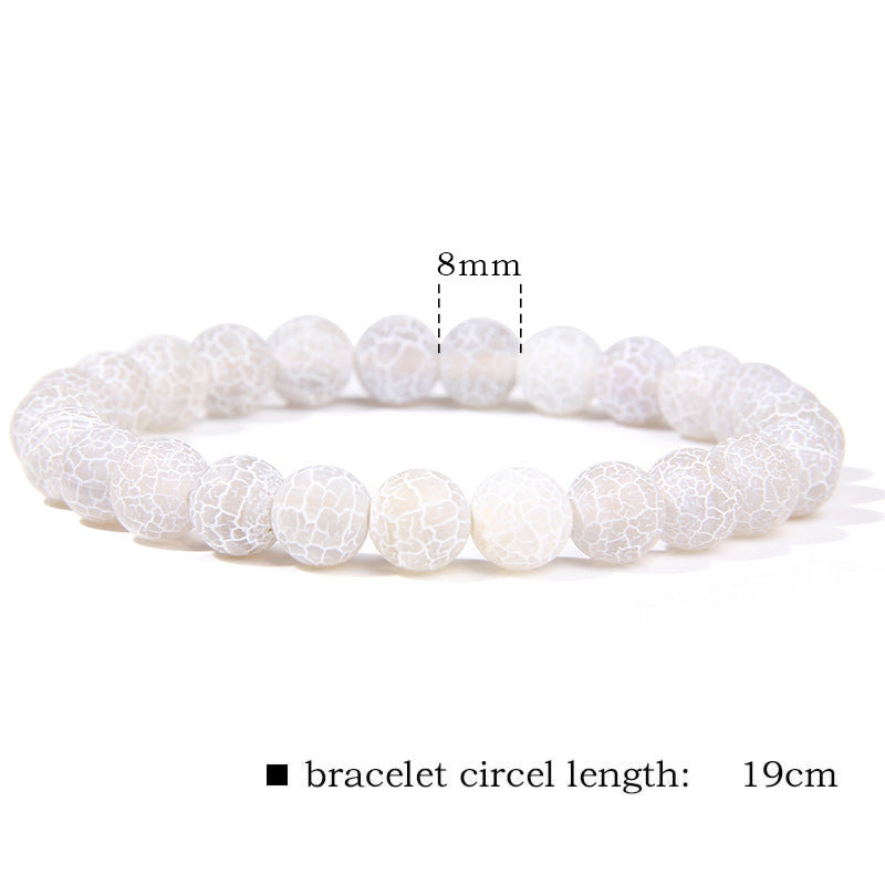 Fashion Solid Color Natural Stone Beaded Bracelets