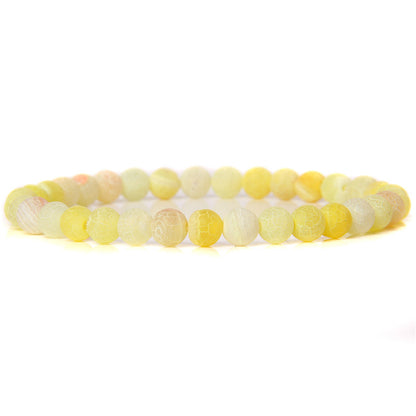 Fashion Solid Color Natural Stone Beaded Bracelets