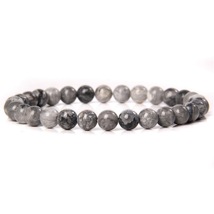 Fashion Solid Color Natural Stone Beaded Bracelets