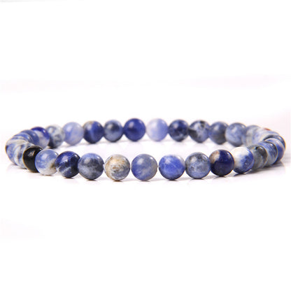 Fashion Solid Color Natural Stone Beaded Bracelets